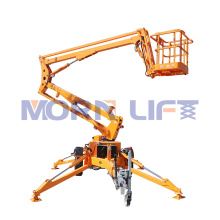 customized aerial work platform articulated boom lift hydraulic lift platform towable cherry picker price